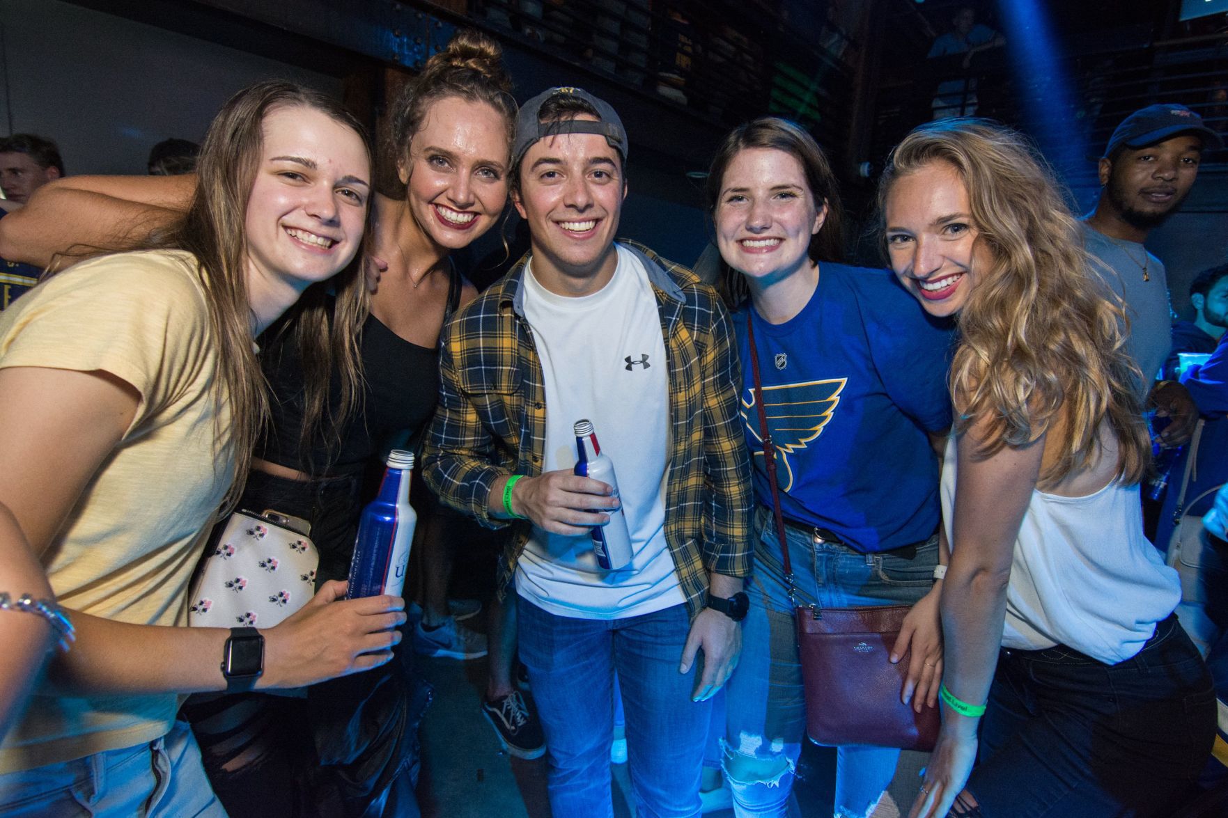 Blues Fans at Wheelhouse during Stanley Cup Final Game 7. Spons